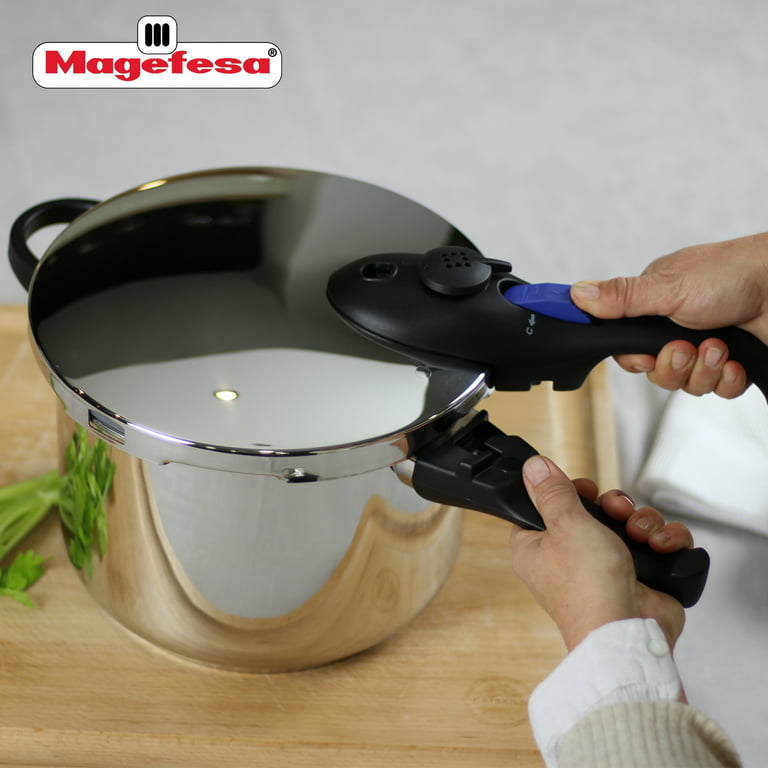  MAGEFESA Star Quick Easy To Use Pressure Cooker, 18/10