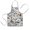 Halloween Vintage Trick, variant on Halloween Witchy Motifs Pattern Kids Aprons for Girls and Boys,Adjustable Neck Strap Toddler Aprons for Kids Cooking Baking,23.6"x19"