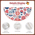 thumbnail image 3 of Haiem Birds Flowers Pattern Christmas Tree Skirt Merry Christmas Party Christmas Tree Decoration,New Year Decorations-48", 3 of 6