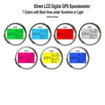 thumbnail image 4 of 85mm Waterproof Digital GPS Speedometer Gauge With 7 Colors Backlight For Car Boat Gauge +OverSpeed Buzzer Alarm & Trip COG, 4 of 6