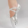 thumbnail image 4 of XIHAHA, zapatos de Ballet para niñas, zapatillas de baile de Ballet de suela blanda para mujeres, zapatos de bailarina para practicar niños, generación de gimnasia para mujeres, 4 of 5