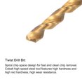 thumbnail image 4 of Unique Bargains M6 x 1 Spiral Point Thread Tap 5.0mm Drill Bit Set High Speed Steel Titanium Plated, 4 of 6