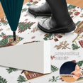 thumbnail image 2 of Yayeee Doormat for Inside 20"x32" Absorbent Low-Profile Washable Non-Slip Rubber Backed Entryway Rug, Brown Christmas House, 2 of 8