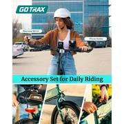 Gotrax F1V2 20 Adult Folding Electric Bike, 50 Mile&20mph, 48V 10.4Ah, Compact & Portable, Gray