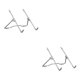 thumbnail image 4 of Cateissary Soporte plegable para portátil 2021, soporte ajustable portátil de aleación de aluminio, soporte de refrigeración, , tableta, Gris plateado 2Conjunto, 4 of 6