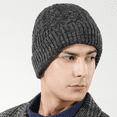 thumbnail image 5 of Children's winter knitted hat and scarf set Warm children's knitted hat beanie, 5 of 5