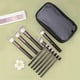 thumbnail image 1 of 11 Pieces Makeup Brush Set Travel Cosmetic Brushes With Soft Bristles and Ergonomic Handle for Face And Eye Makeup Needs, 1 of 5