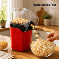 thumbnail image 3 of Hot Air Popcorn Maker, Quick 3-Minute Popcorn Machine, Easy-to-Use Air Circulation Popcorn Popper for Home, Movie Nights and Family Snacks, 3 of 10