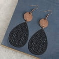 thumbnail image 2 of Nvzi Pendientes colgantes de estilo retro, nuevos y únicos, joyería étnica bohemia vintage (marrón), 2 of 5