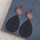 thumbnail image 2 of Nvzi Pendientes colgantes de estilo retro, nuevos y únicos, joyería étnica bohemia vintage (marrón), 2 of 5
