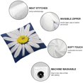 thumbnail image 4 of JRXY Yellow and Blue Decorative Pillow Covers Daisy Sunflower Yellow Throw Pillow Cover for Couch Living Room Sofa Patio Outdoor You are My Sunshine Yellow Dark Blue Home Decor,2 Pcs White, 4 of 6
