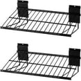 thumbnail image 1 of PYBTOOL Slatwall Shelves, Slatwall Accessories, Slat Wall Wire Shelf, Heavy Duty Garage Storage Slatwall Shelf(16-Inch Width,2 Pack), 1 of 7