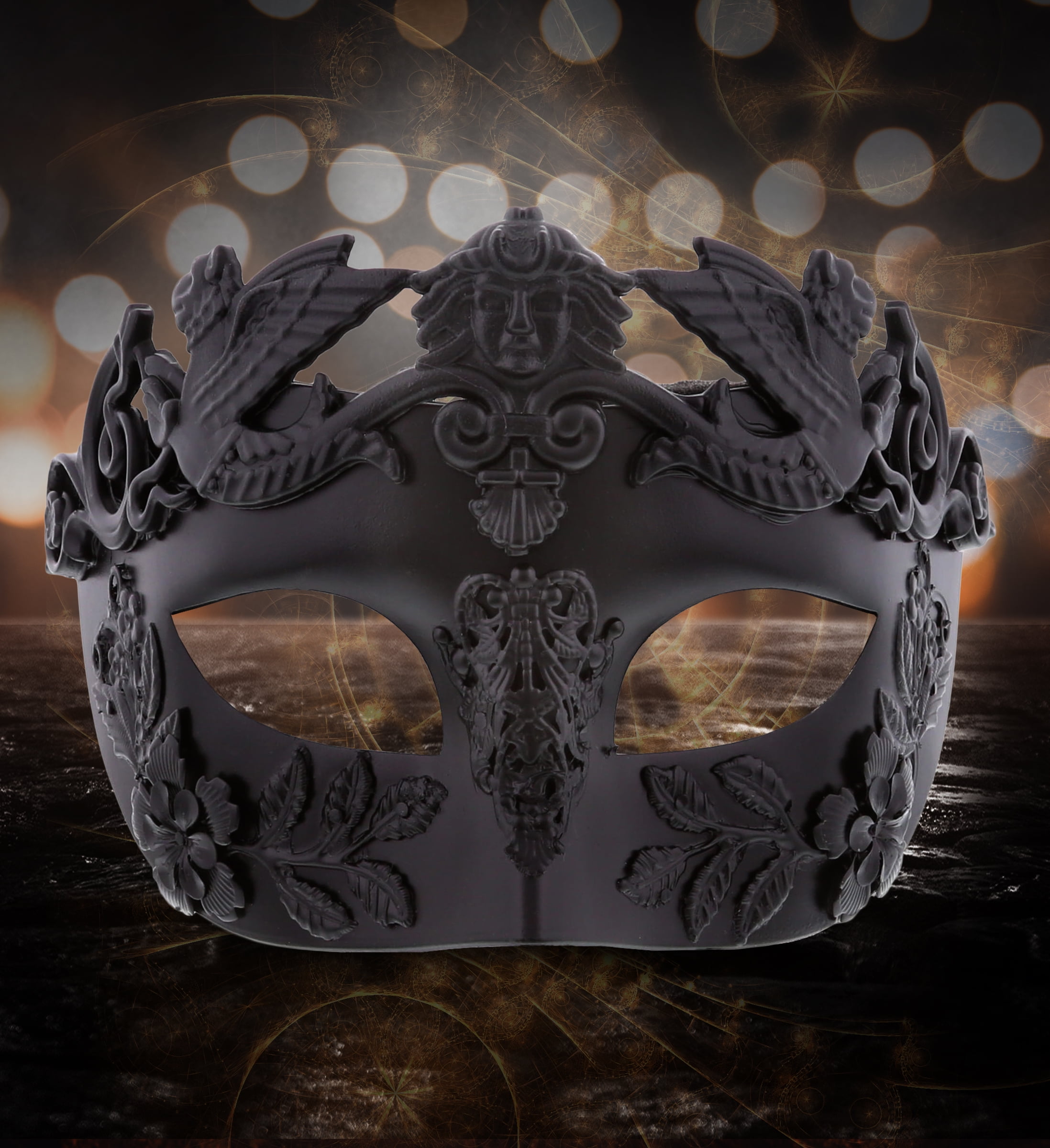 The Steampunk Venetian Mask display collar - Tahlia's Masks