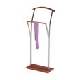 thumbnail image 1 of Pilaster Designs - Organizador de soporte para corbata de traje con acabado de roble y cromo Pilaster Designs HAVA409, 1 of 1