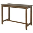 thumbnail image 1 of Riverbay Furniture 36" Wood Counter Height Pub Table in Rustic Brown, 1 of 6
