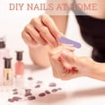 thumbnail image 3 of Uñas postizas largas mate puntas de uñas postizas ovaladas puras uso diario fecha fiesta prensa en uñas para mujeres y niñas Xemadio HMHZ346-2, 3 of 5