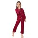 thumbnail image 1 of Pijamas de satén para niños y niñas, ropa de dormir de manga larga con botones, L313, venta al por mayor, 1 of 4
