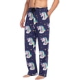 thumbnail image 3 of HPINK-T Unicorn Mens Pajama Pants Lounge Men's Pajama Bottoms Soft Sleep Pants With Pockets, 3 of 9