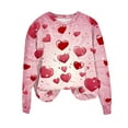 thumbnail image 2 of FDGIU Women's Valentine's Day Sweatshirt - Cute Red Graphic Pullover, Warm & Soft Comfy Holiday Gift, 2 of 5