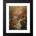 thumbnail image 2 of Pierre Subleyras 11x14 Black Modern Framed Museum Art Print Titled - Seven Angels Adoring the Christ Child (1730-1740), 2 of 5