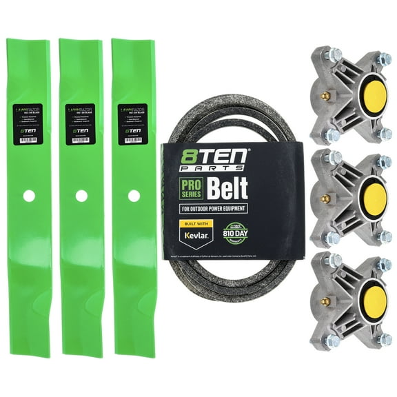 8TEN Blade Spindle Belt Kit for MTD Cub Cadet 60 inch Z force S60 MK1005699