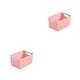 thumbnail image 1 of Yuarrent Caja de plástico duradera - Organizador de almacenamiento apilable para habitación o dormitorio Ahorre espacio cuando no esté en el rosa S 2Conjunto, 1 of 6
