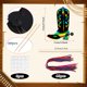 thumbnail image 2 of Juego de tarjetas rasca y gana Hungdao Western Cowboy Boot para niños, 80 unidades, 2 of 6