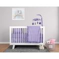 thumbnail image 1 of Babyfad Minky Ultra Purple 9 Piece Crib Bedding Set – Elegant Purple Design Soft & Luxurious Baby Girl Nursery Set, 1 of 4