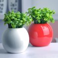 thumbnail image 2 of Trayknick 10Pcs Bean Sprout Artificial Fake Plant Plastic Potted Home Office Table Desk Decor, 2 of 11