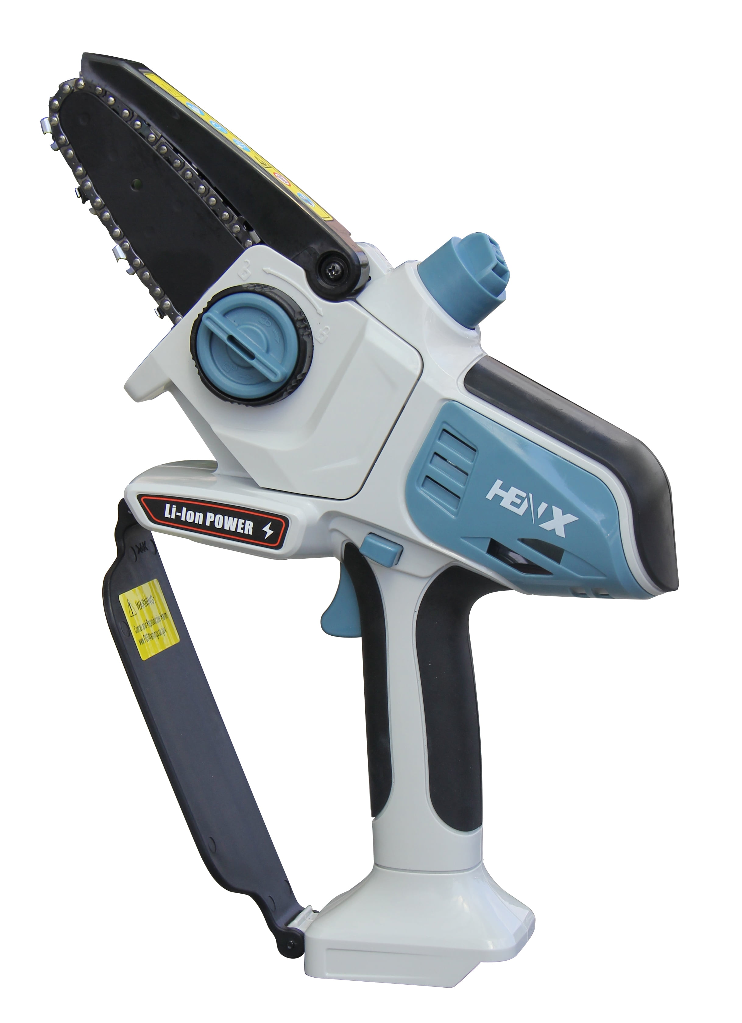 Henx H20MNLJ04A02 4 in. 20V Cordless Mini Chain Saw with Charger & Battery