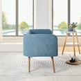 thumbnail image 5 of Upholstered Bench for Bedroom or Entryway, with Low Backrest and Armrests, 5 of 9