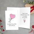 thumbnail image 3 of Tarjeta de San Valentín Nchigedy Sweet para él/ella con sobre, 3 of 5