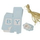 thumbnail image 3 of 12 cajas de papel con cinta estampada gruesa para regalos de fiesta, cajas de embalaje para dulces Azul, 3 of 9