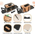 thumbnail image 4 of Pet Carrier for Large and Medium Cats, Soft-Sided Pet Carrier for Big Medium Cats and Puppy Dog Carriers Cat Carriers, Pet Privacy Protection Travel Carrier, 4 of 8