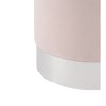thumbnail image 4 of Inspired Home Violet Ottoman Velour Rose Tendre/ Chrome, 4 of 6