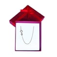 thumbnail image 4 of JewelStop 14k Solid White Gold 1.3 mm Faceted Cable Link Chain Necklace, Spring Ring Clasp-18 Inches, 1.3gr., 4 of 6