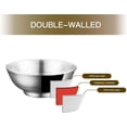 thumbnail image 3 of TrendMallOasis 54 Oz Stainless Steel Ramen Bowls, Double Wall Insulated Soup Bowls for Pho, Pasta and Salad, Set of 2, 3 of 8