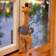 thumbnail image 2 of Doll Cartoon Giraffe Plush Doll Wearing Cloth Design Full Filled Small Giraffe Plush Toy for Entertainment heqiyong LED, 2 of 2