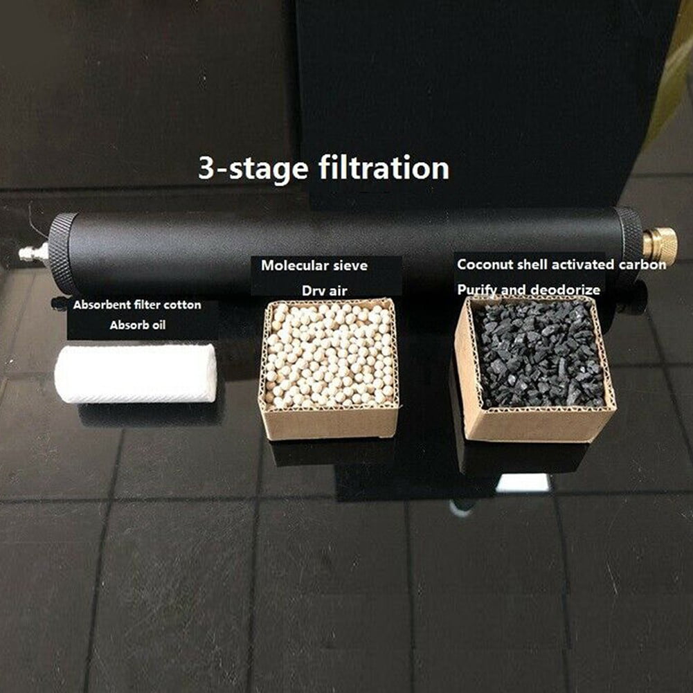 Oil‑Water Separator Filter 4500PSI PCP Air Compressor Sewage Fitting Set US 