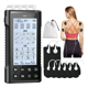 thumbnail image 2 of 4 Canales Electroestimulador Muscular Tens Ems Recargable Lab.G, Negro, 2 of 5