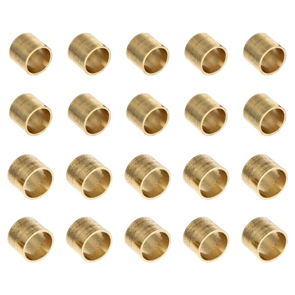 AURARMLET 20Ud Repuestos Copper Ferrules Para Taco De Billar Fácil Instalación Accesorios Pool