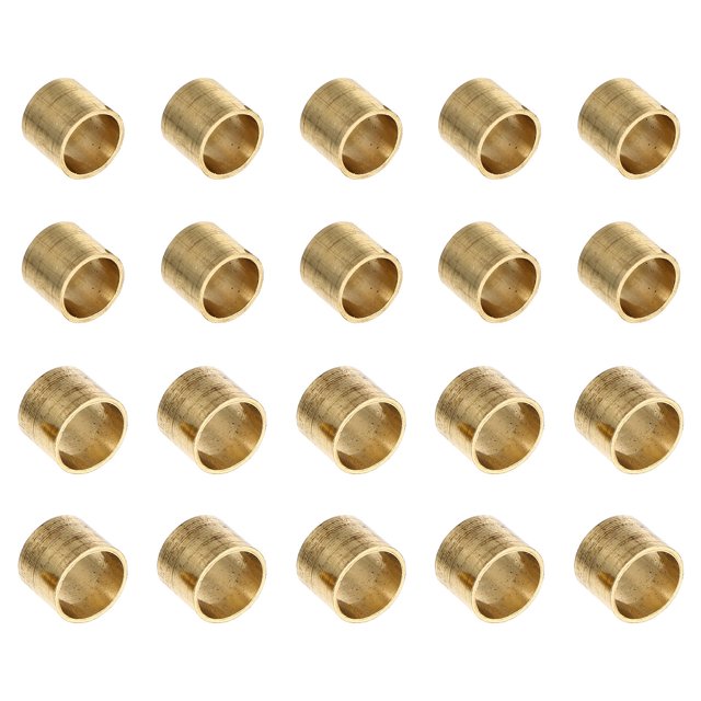 AURARMLET 20Ud Repuestos Copper Ferrules Para Taco De Billar Fácil Instalación Accesorios Pool