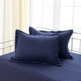 thumbnail image 3 of 5 Piece Daybed Cover Set Twin Daybed Bedding Sets for All Season Lightweight Daybed Comforter with Matching Shams&Decorative Pillows, Double Sided-Quilting Day Bed Cover,39"x75",Navy Blue, 3 of 13