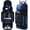 Blue, variant on Sturdum Catcher's Gear Bag with Wheels, 99L Rolling Baseball & Softball Equipment Bag with 4 Bat Sleeves, Shoe Compartment, Fence Hooks, Multi-Pocket Storage & Reinforced Base Plate