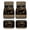 Bear, variant on Pzuqiu Stylish 4-Piece Car Floor Mats with Blue Turtle Floral Design - Non-Slip All Weather Interior Protection