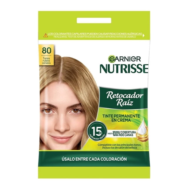 Retocador de raíz Garnier Nutrisse 80 rubios cenizos