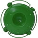 thumbnail image 3 of Metal birdhouse for outdoor use as garden decoration and food source, green, 3 of 5