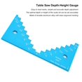 thumbnail image 3 of Table Saw Depth?Height Gauge,Aluminum Alloy Small Blade Woodworking Height Limit Tools for Router and Table Saw, Ultimate Clarity Depth Gauge, 3 of 7