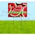 thumbnail image 1 of Now In Season Local Watermelons (18" X 24") Yard Sign, Includes Metal Step Stake, 1 of 6