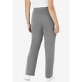 thumbnail image 2 of Woman Within Plus Size Sport Knit Straight-Leg Pull-On Pants, 2 of 6
